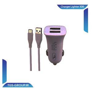 شارژر فندکی X06 - 2 USB